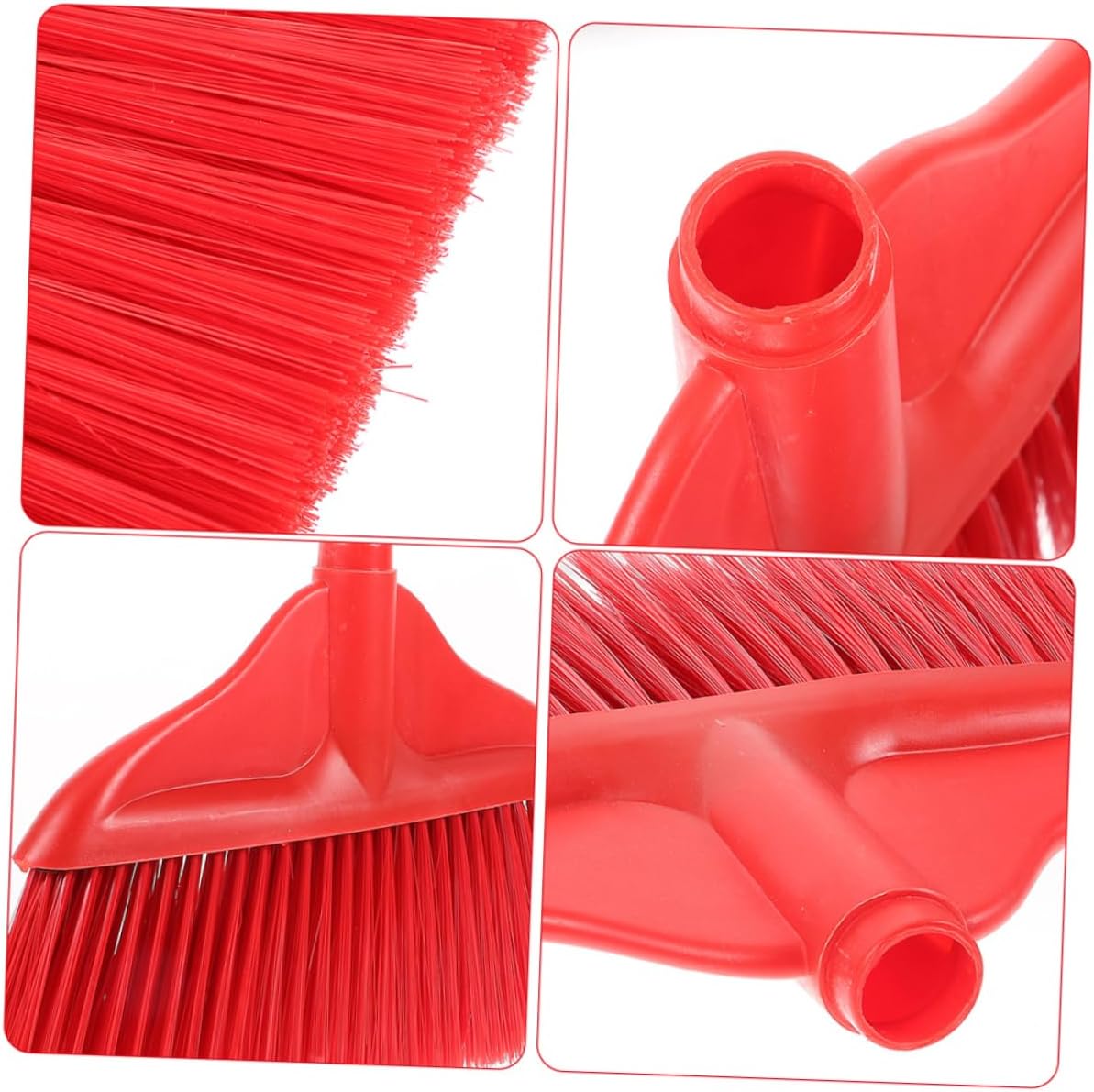 2pcs Easy Install Floor Broom Head Replacement for Home Cleaning