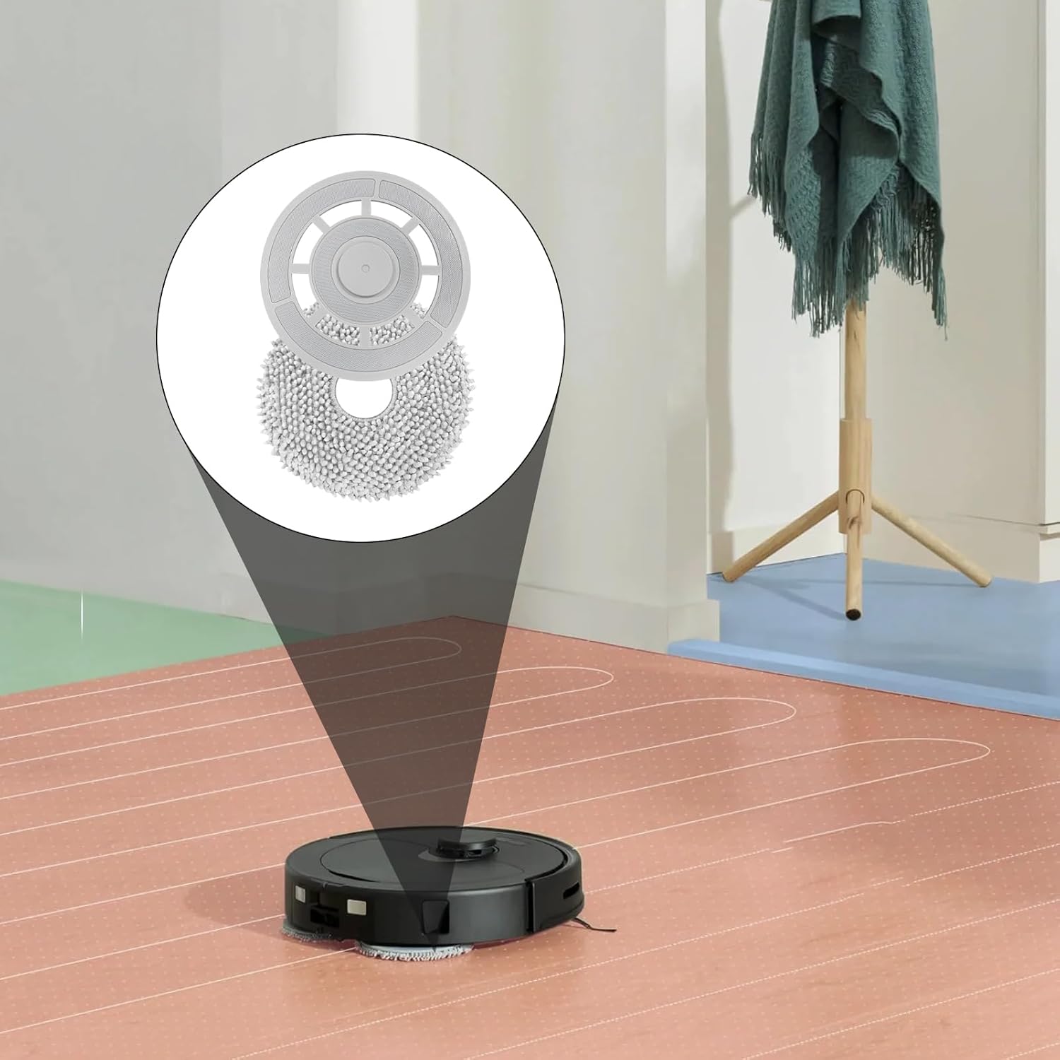 Fixbetter Replacement Mop Pads for Roborock Qrevo