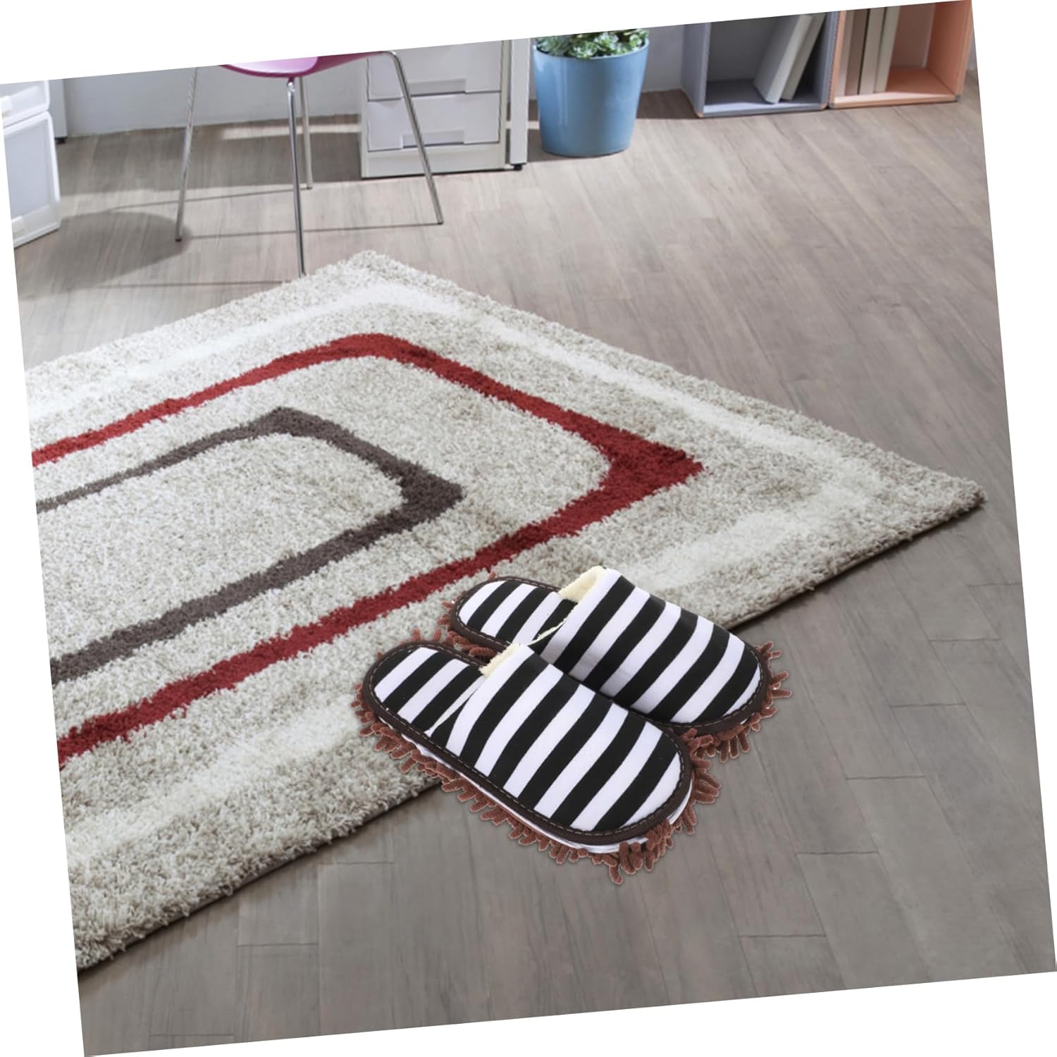Ipetboom Washable Dust Mop Slippers for Easy Floor Cleaning