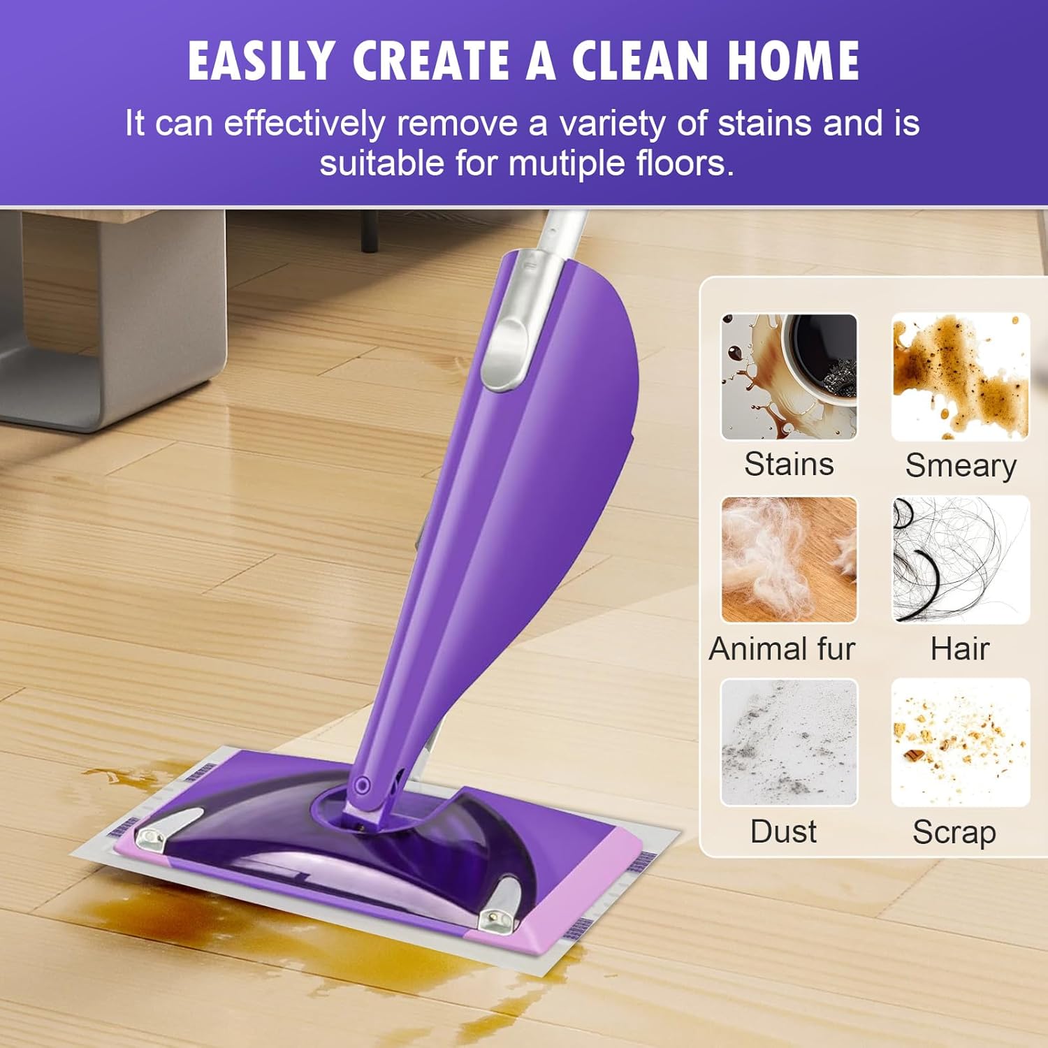 KTNAid 60 Pack Replacement Mop Pads for Swiffer WetJet