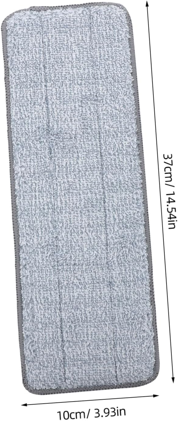 2pcs Microfiber Mop Pads Reusable Floor Cleaning Accessory