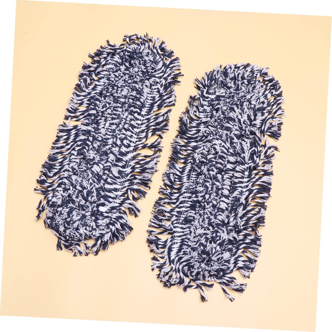 2Pcs Push Mop Cloth - Durable Reusable Machine Washable Floor Cleaning Replacement
