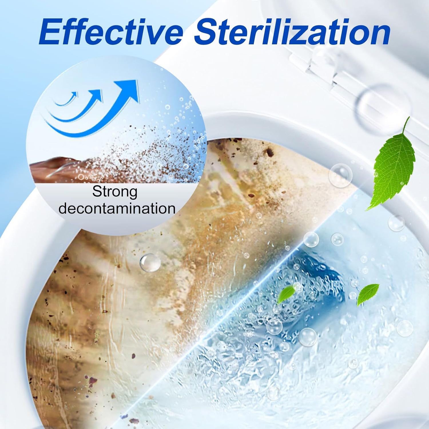 IFSRF Automatic Toilet Cleaner Tablets 50 Pack - Blue