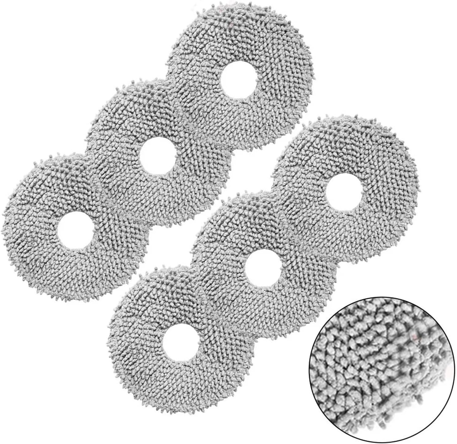 6 Pack Replacement Mop Pads for Xiao Jia 2C102CN Robot Vacuum