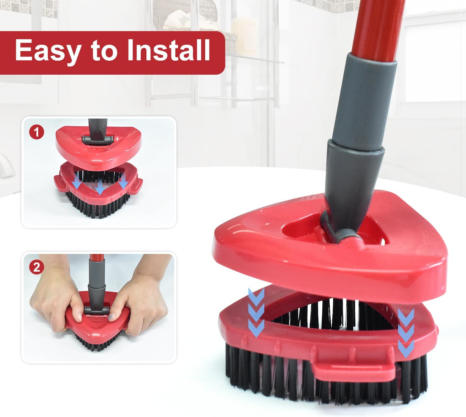 GFRED 2-Tank Mop Base Scrub Brush Replacement