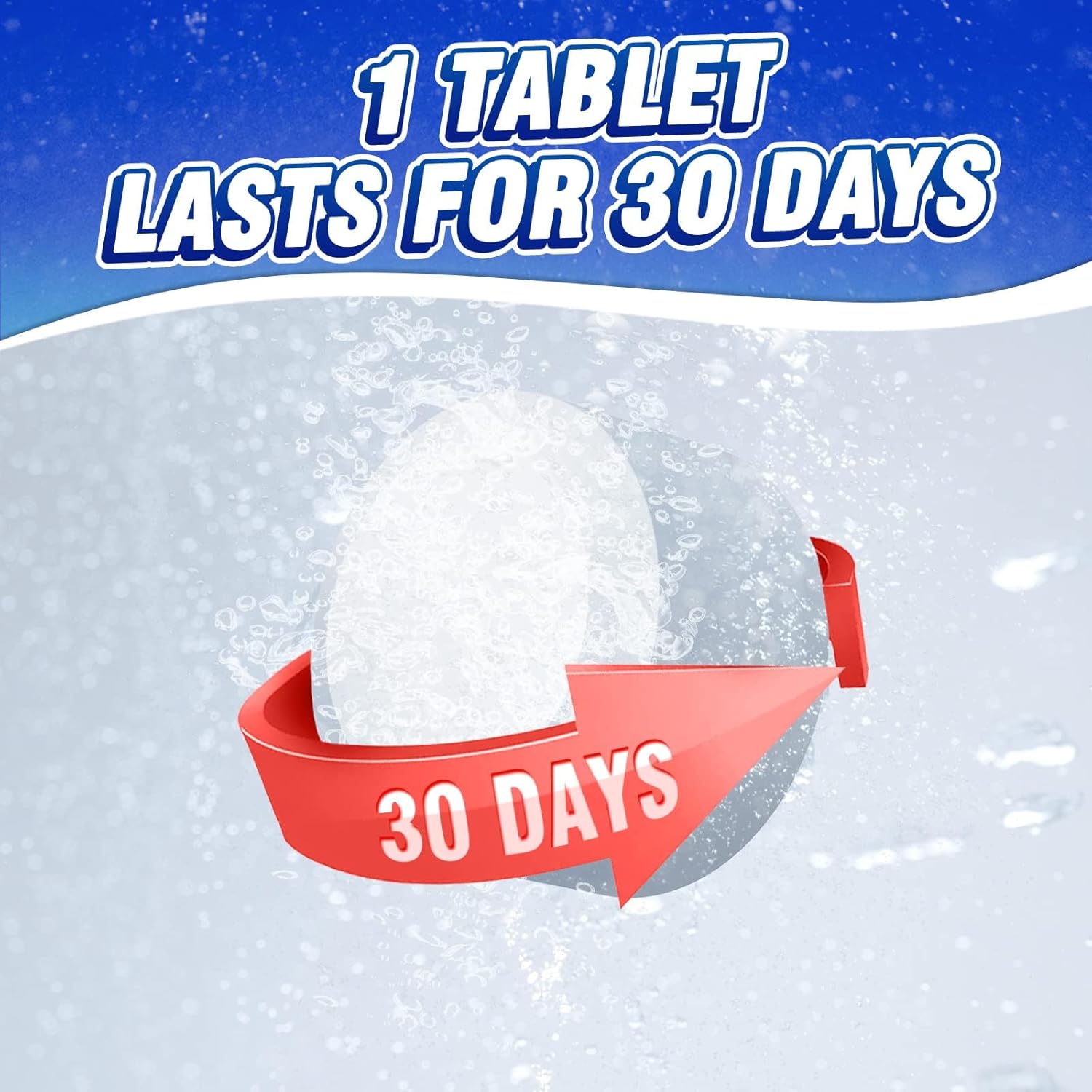 Vacplus Toilet Bowl Cleaners - 12 Pack Bleach Tablets Automatic Descaling and Deodorizing
