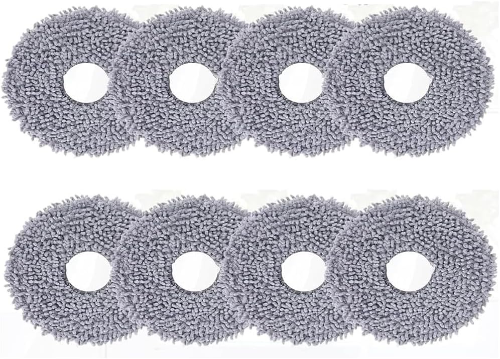 Sgizoku Microfiber Mop Pads for Roborock Q RevoQrevo MaxV - 8Pcs Set