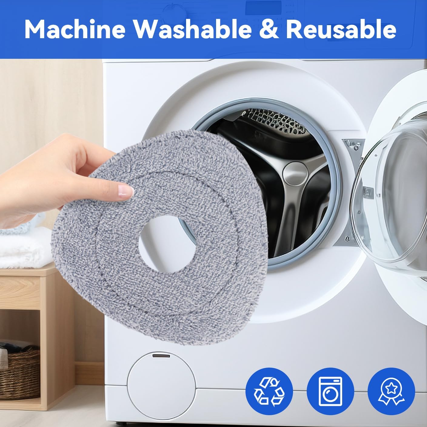 Sgizoku Spin Mop Refill for Vileda and Ocedar Systems
