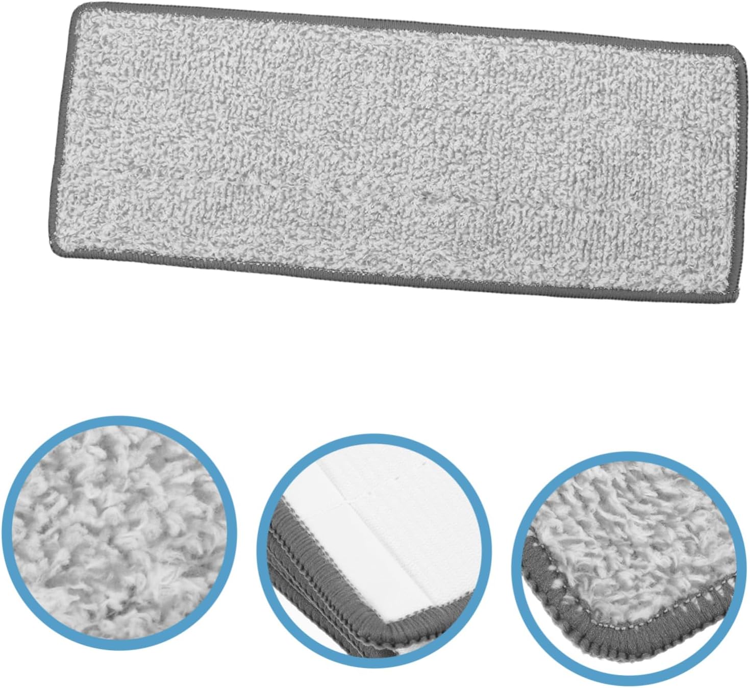 4PCS Microfiber Mop Pads for Wet Dry Cleaning 1