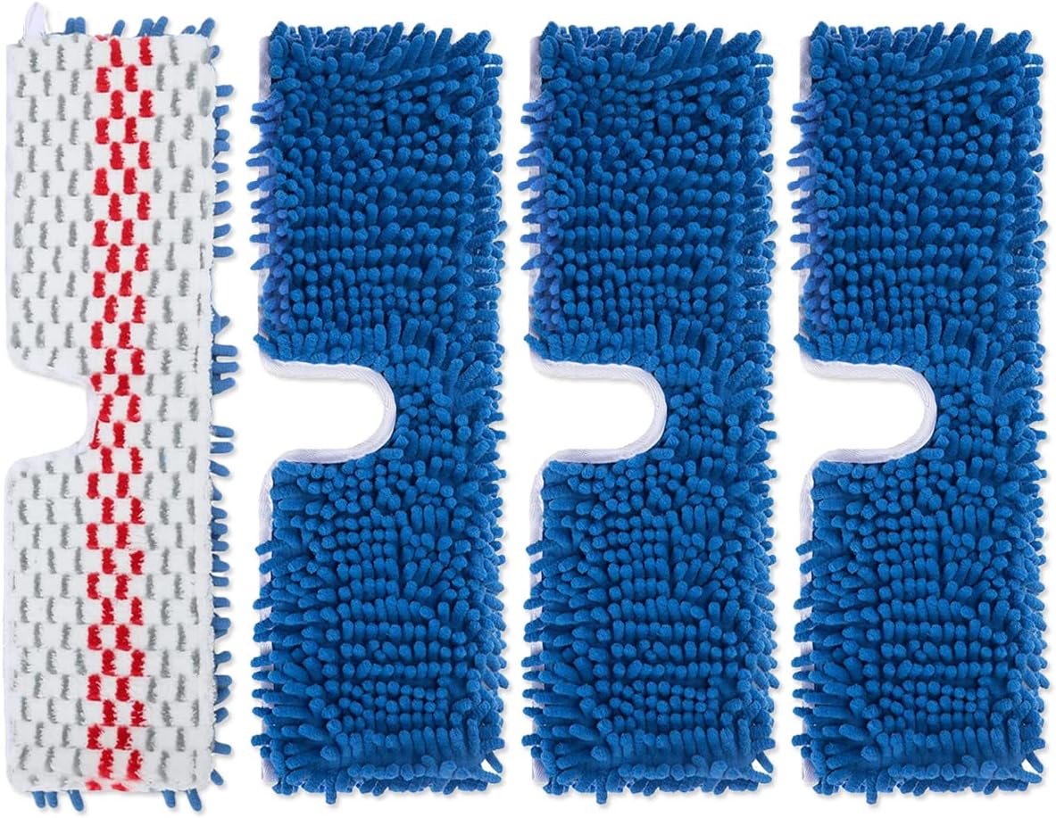 Diteje 4 Pack Washable Mop Pad Refills for O-ceda Dua-Action