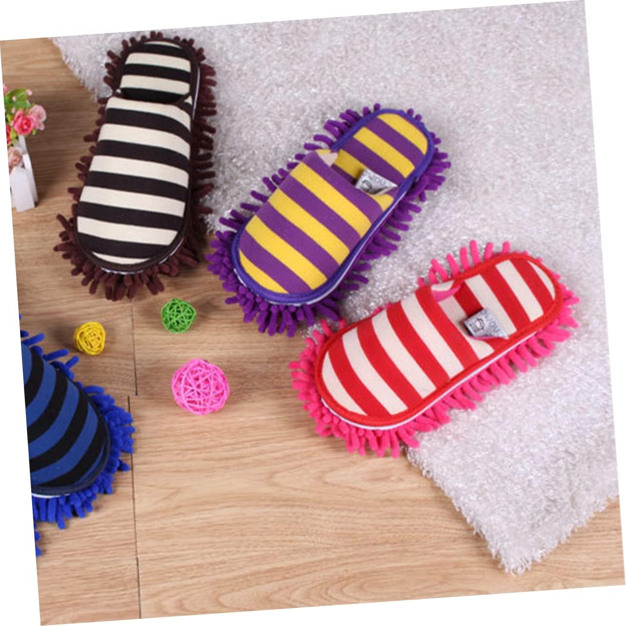 Chenille Cleaning Slipper Cover for Floor Mopping