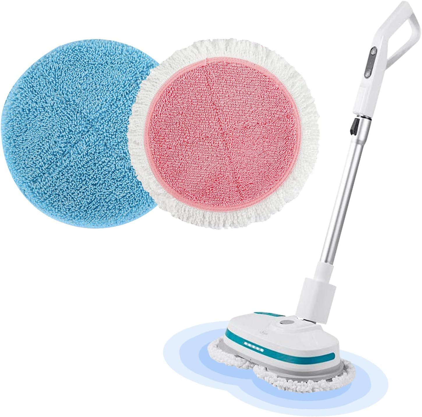BeiLan 6-Pack Electric Mop Pads for 728 Inch Floor Cleaning