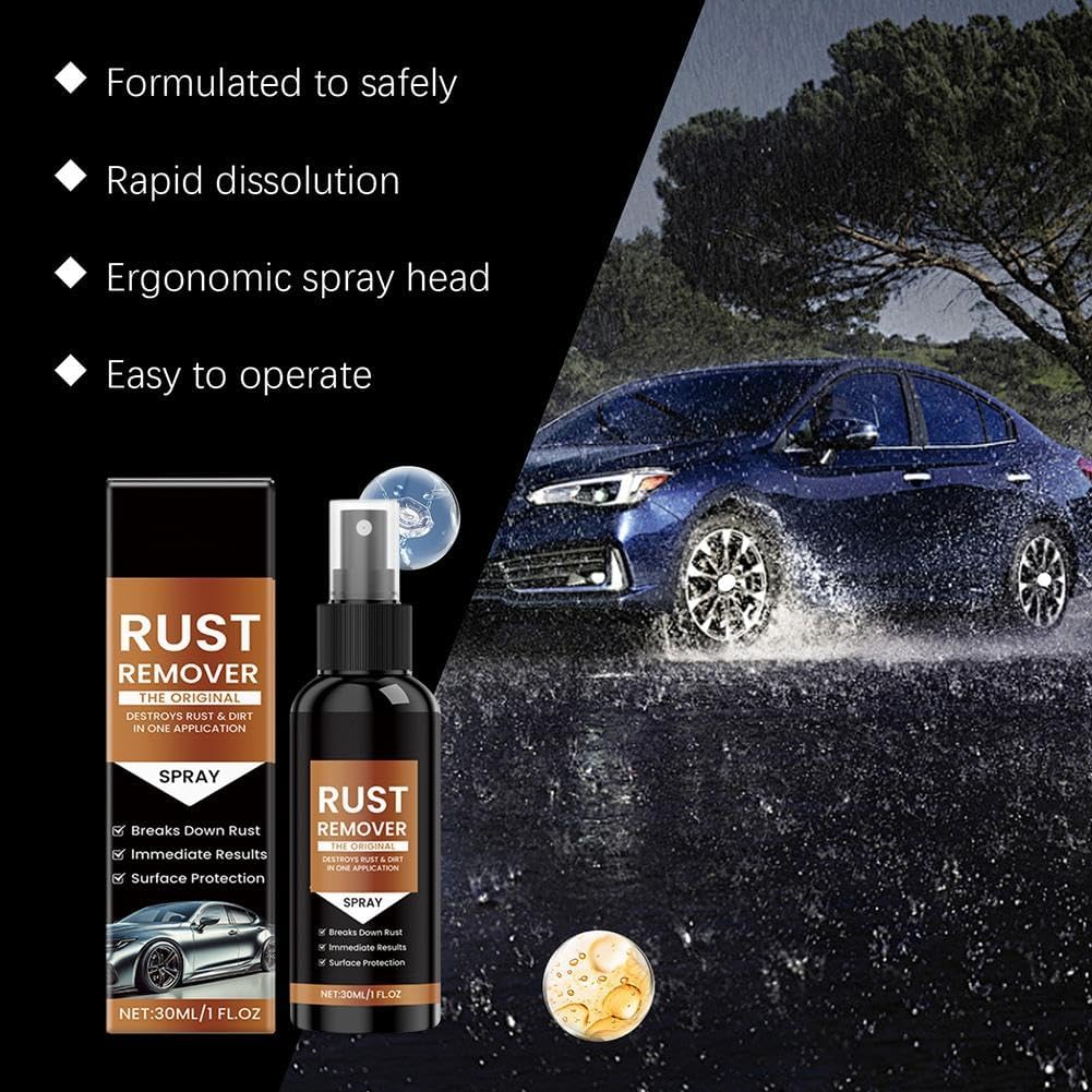 Fast-Acting Rust Remover Spray 3PCS for Tools and Surfaces
