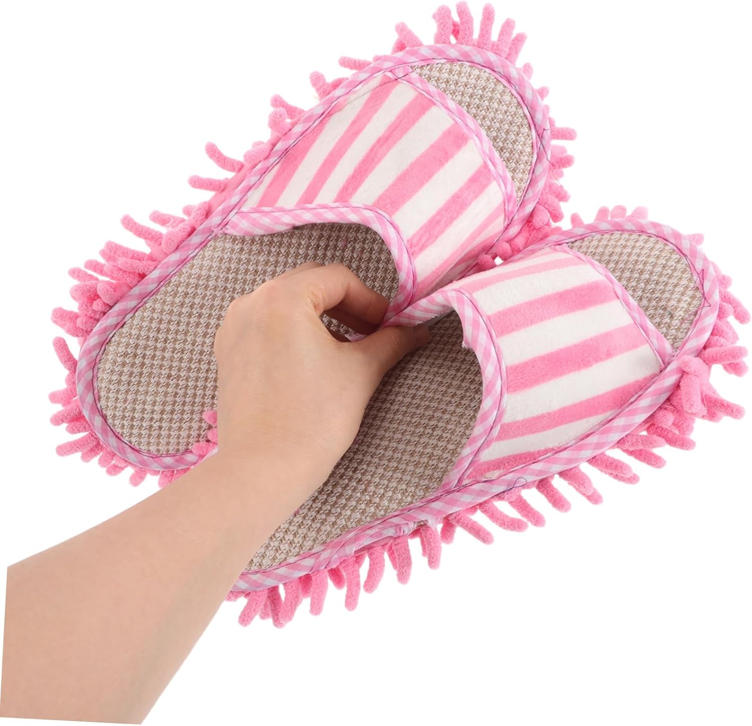 1 Pair Minkissy Mop Slippers for Women
