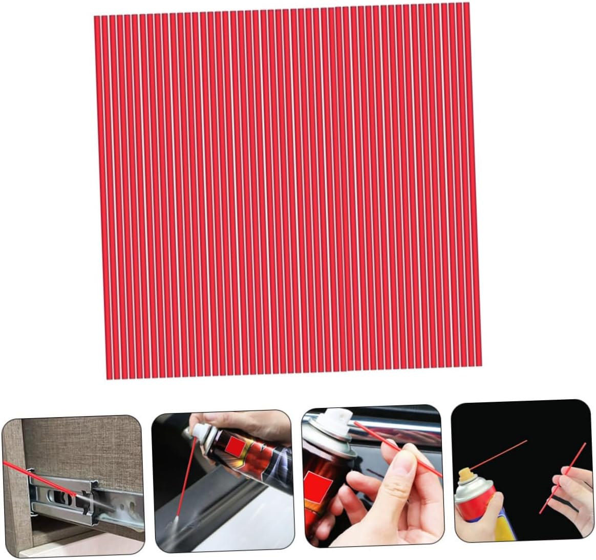 200pcs Rust Remover Spray Tubes with Extended Nozzle for Precision Rust Cleaning