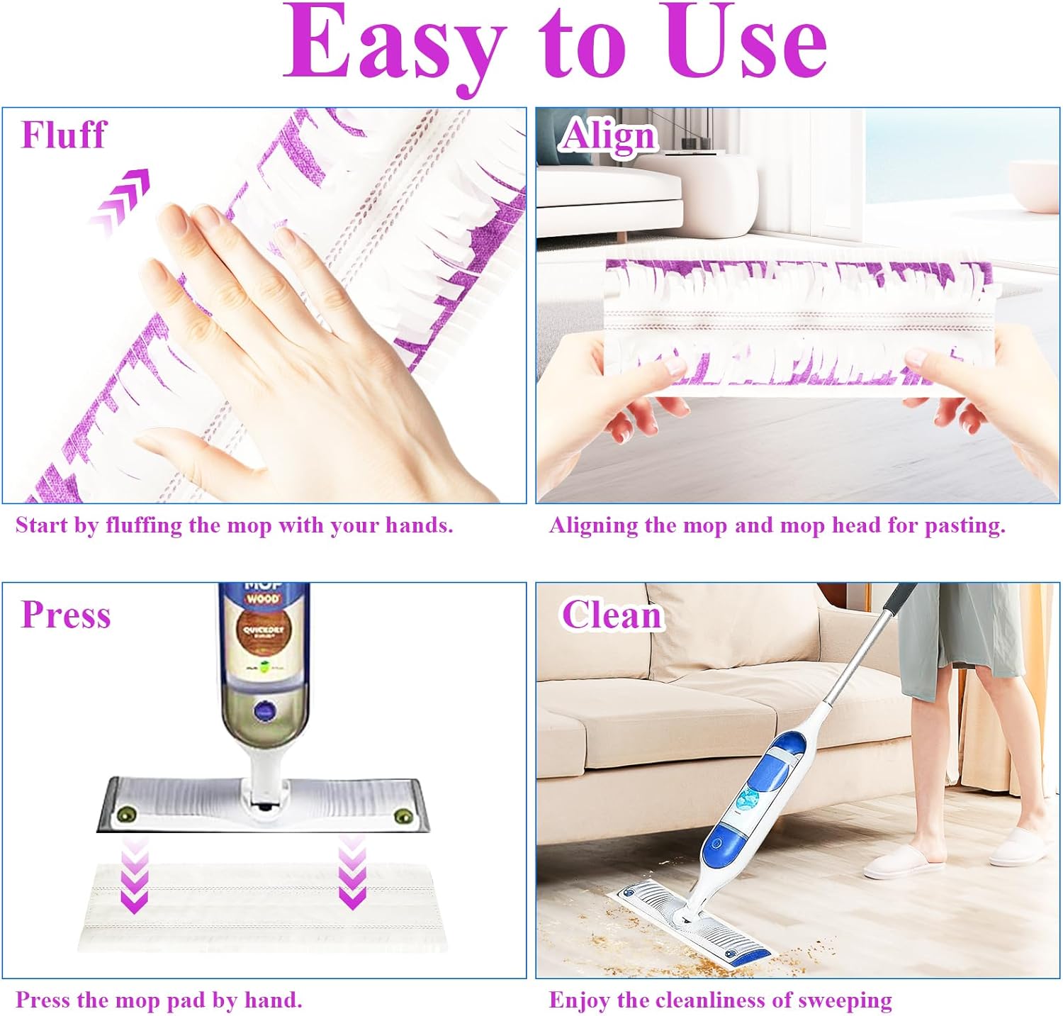 YAYODS 20 Pack Swiffer Power Mop Refills 1