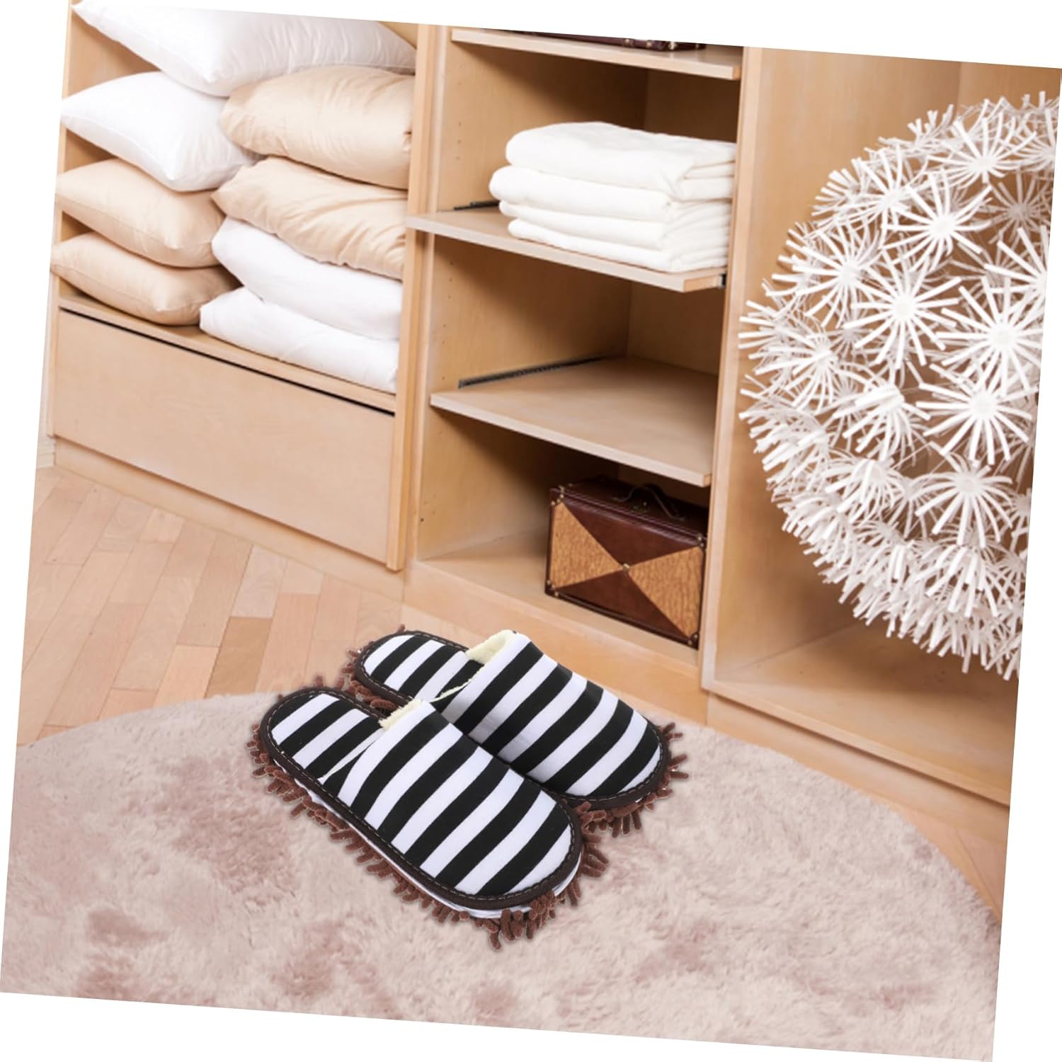 Ipetboom Washable Dust Mop Slippers for Easy Floor Cleaning
