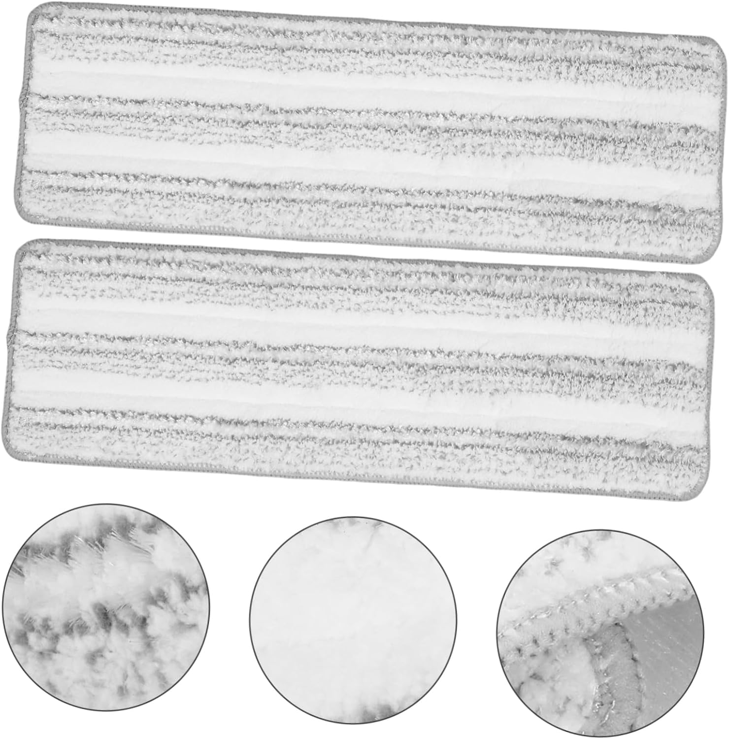 PACKOVE 2pcs Reusable Flat Mop Refill Pads