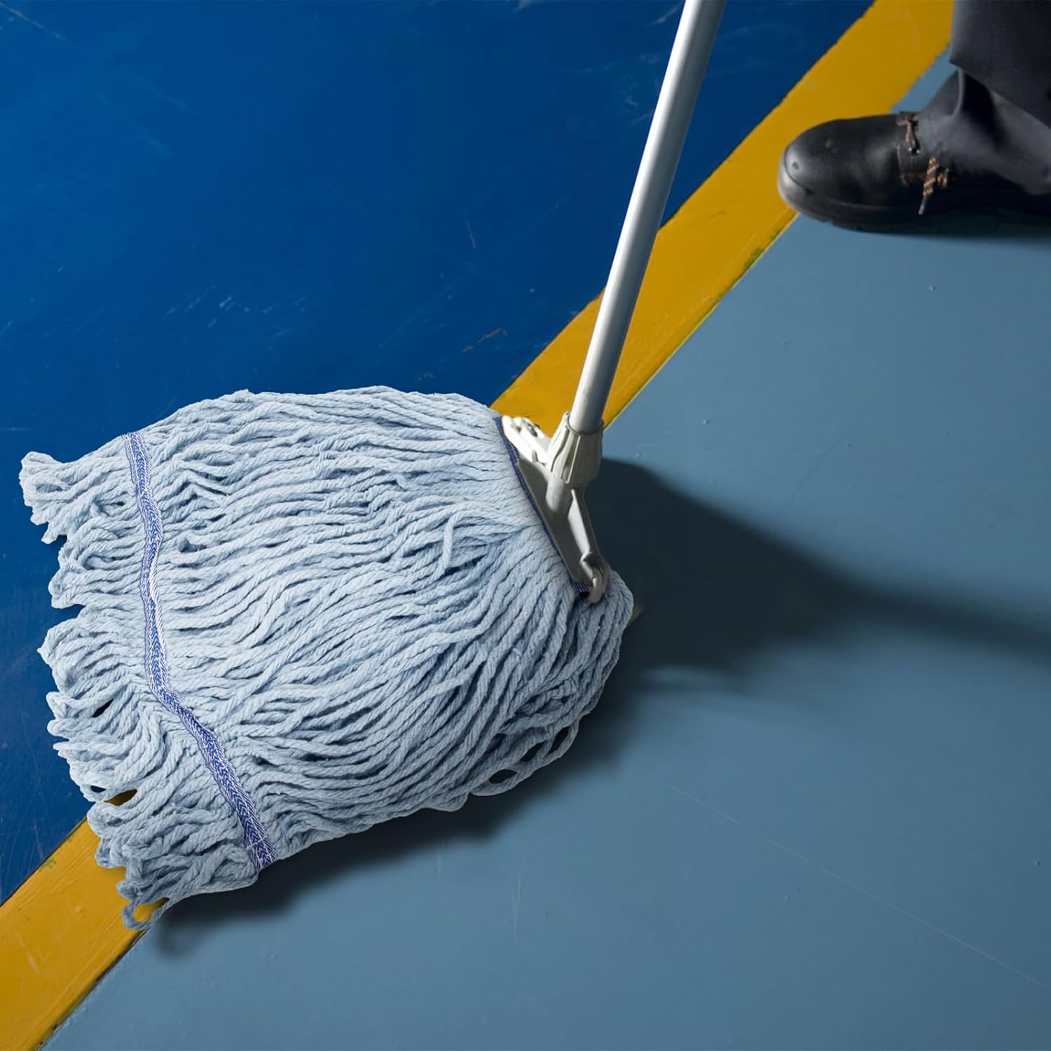 KeFanta 3 Pack Heavy Duty Mop Head Refill Blue