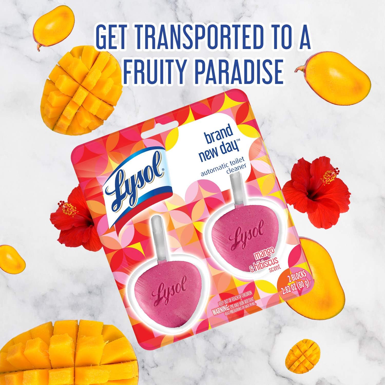 Lysol Toilet Bowl Cleaner Variety Pack with Mango Hibiscus