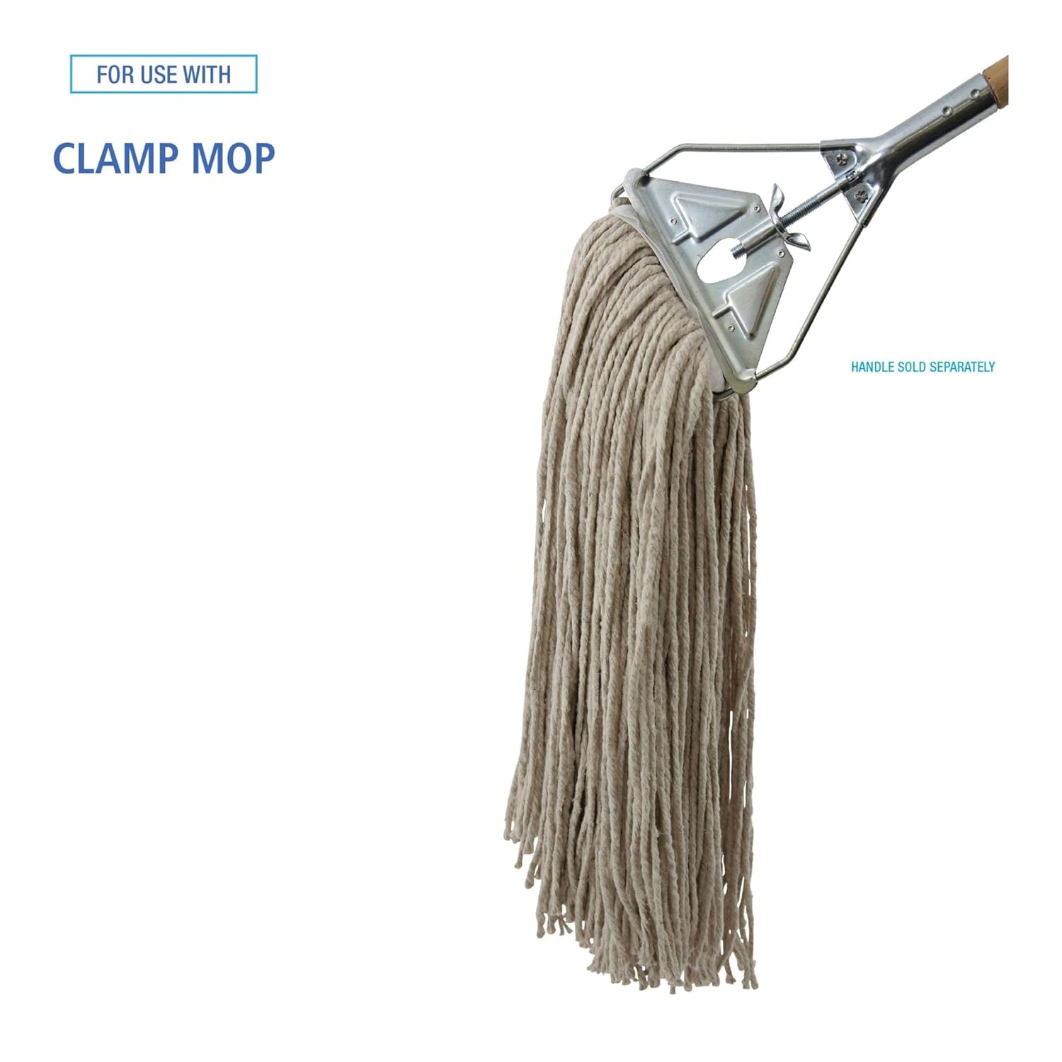 Boardwalk Mop Head Replacement 32oz Cotton White 12Carton