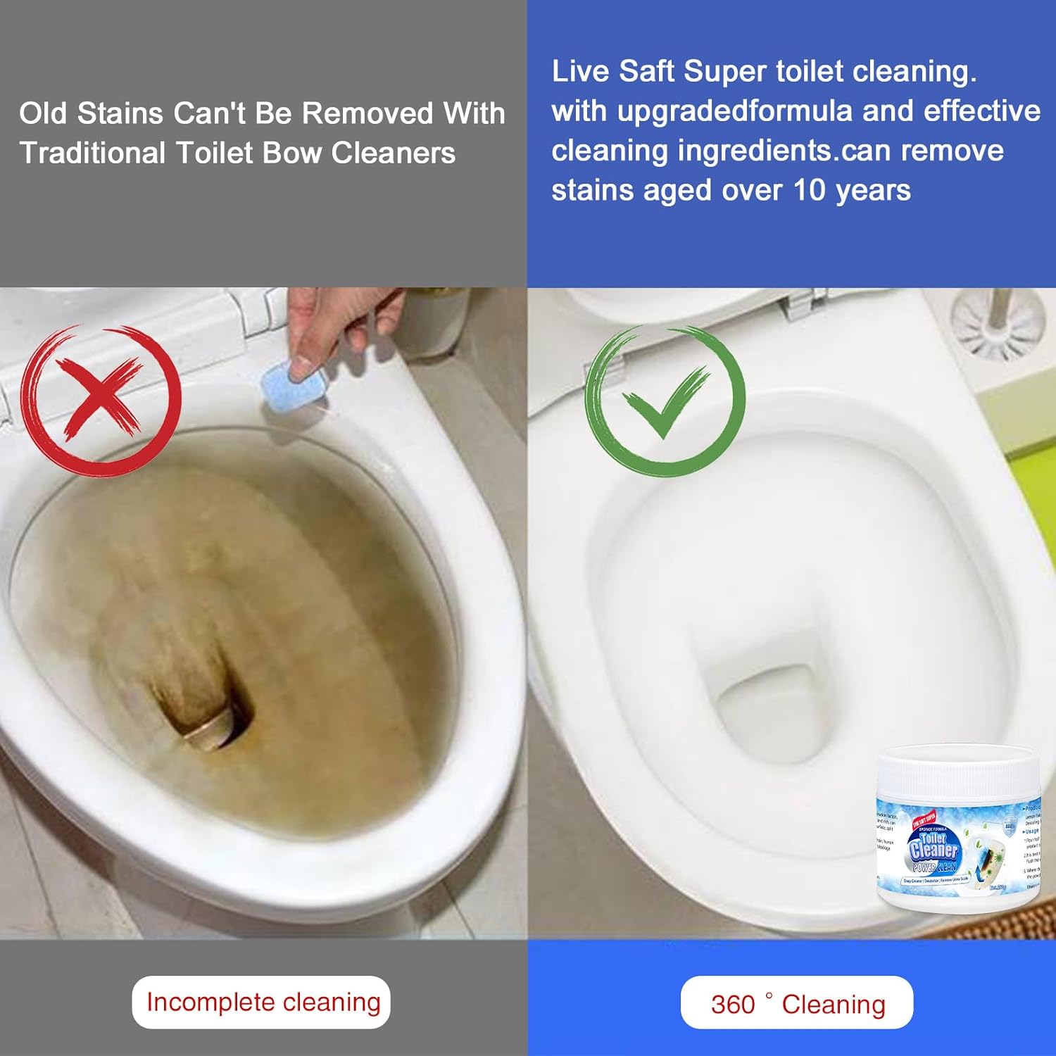 Live Saft Super Toilet Bowl Cleaner Set