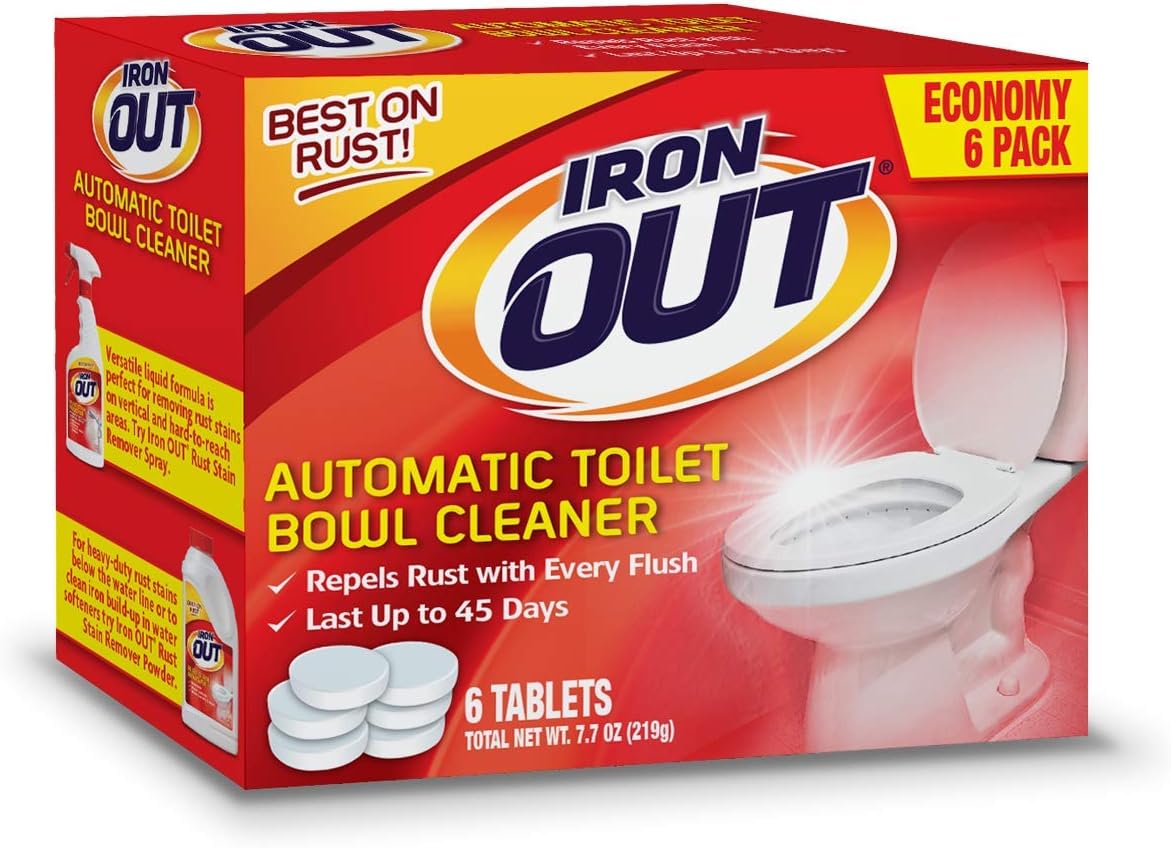 IRON OUT Automatic Toilet Cleaner Tablets 12 Count