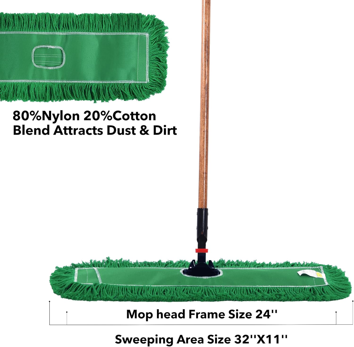 L Luke Supply Matthew Cleaning 24 Cotton Dust Mop Refill 3 Pack
