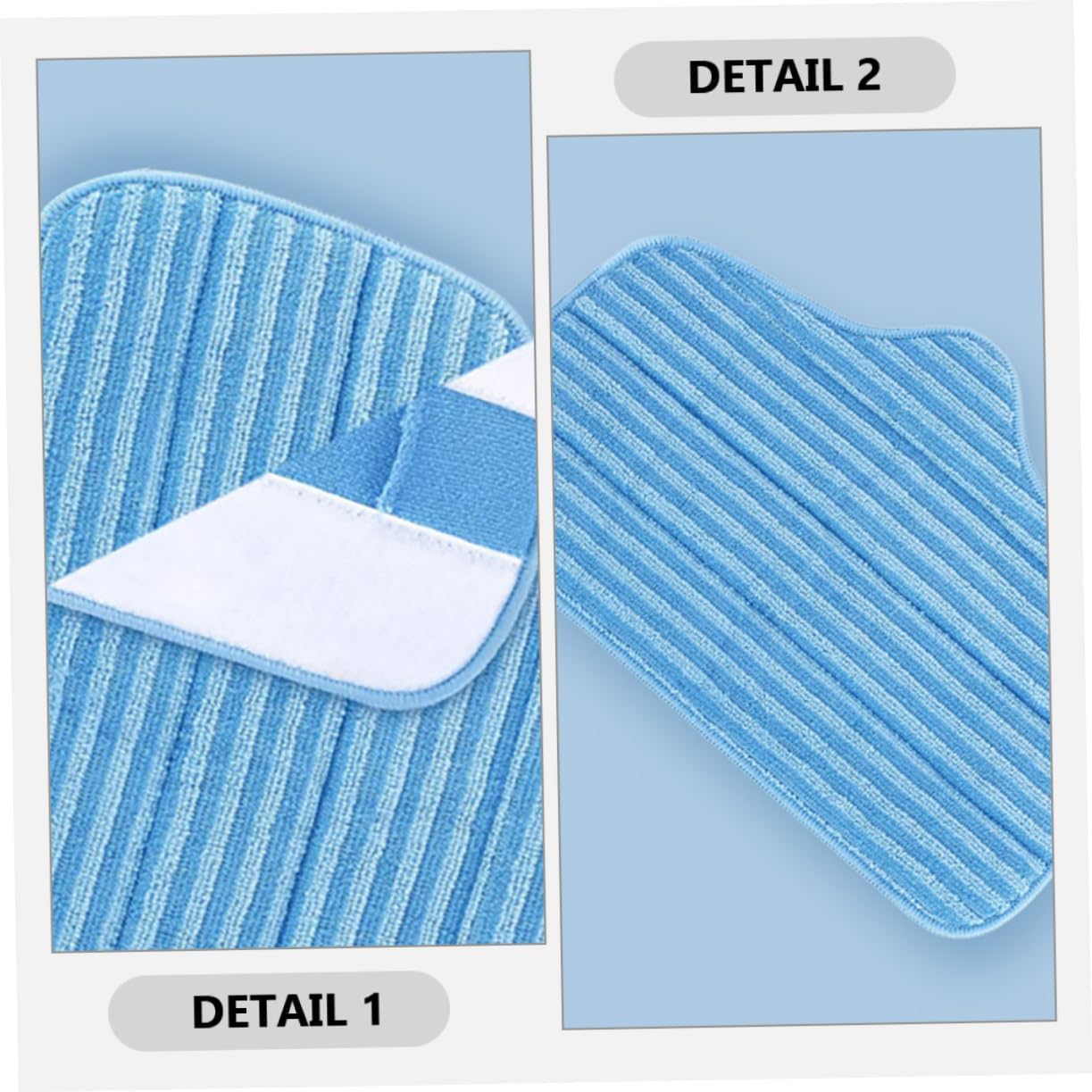 PACKOVE 2pcs Fiber Mop Replacement Pads
