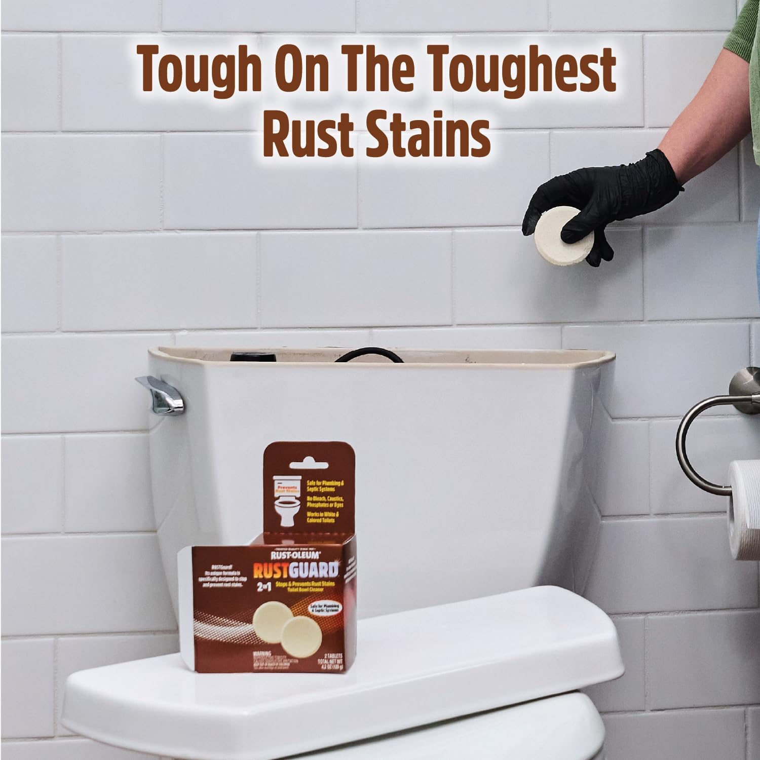 Rust-Oleum RustGuard Rust Stain Remover 2 Tablet Box