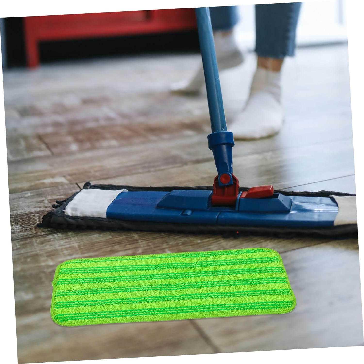3PCS Microfiber Mop Pads for Hardwood Tile Cleaning