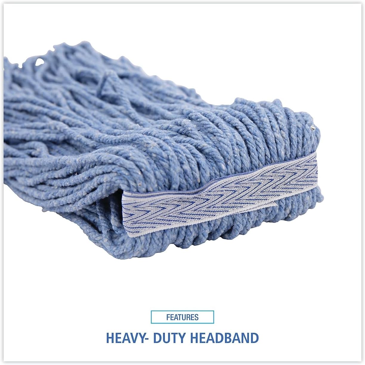 Boardwalk BWK2020B No 20 Cotton Synthetic Mop Head