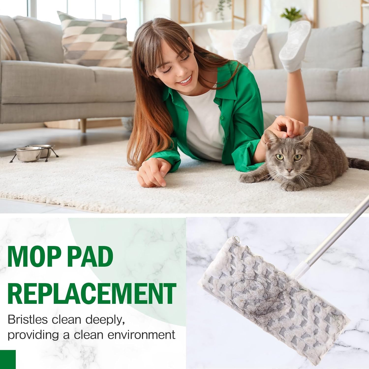 Gejoy 300 Count Dry Sweeping Cloths for Swiffer Pet-Friendly Unscented