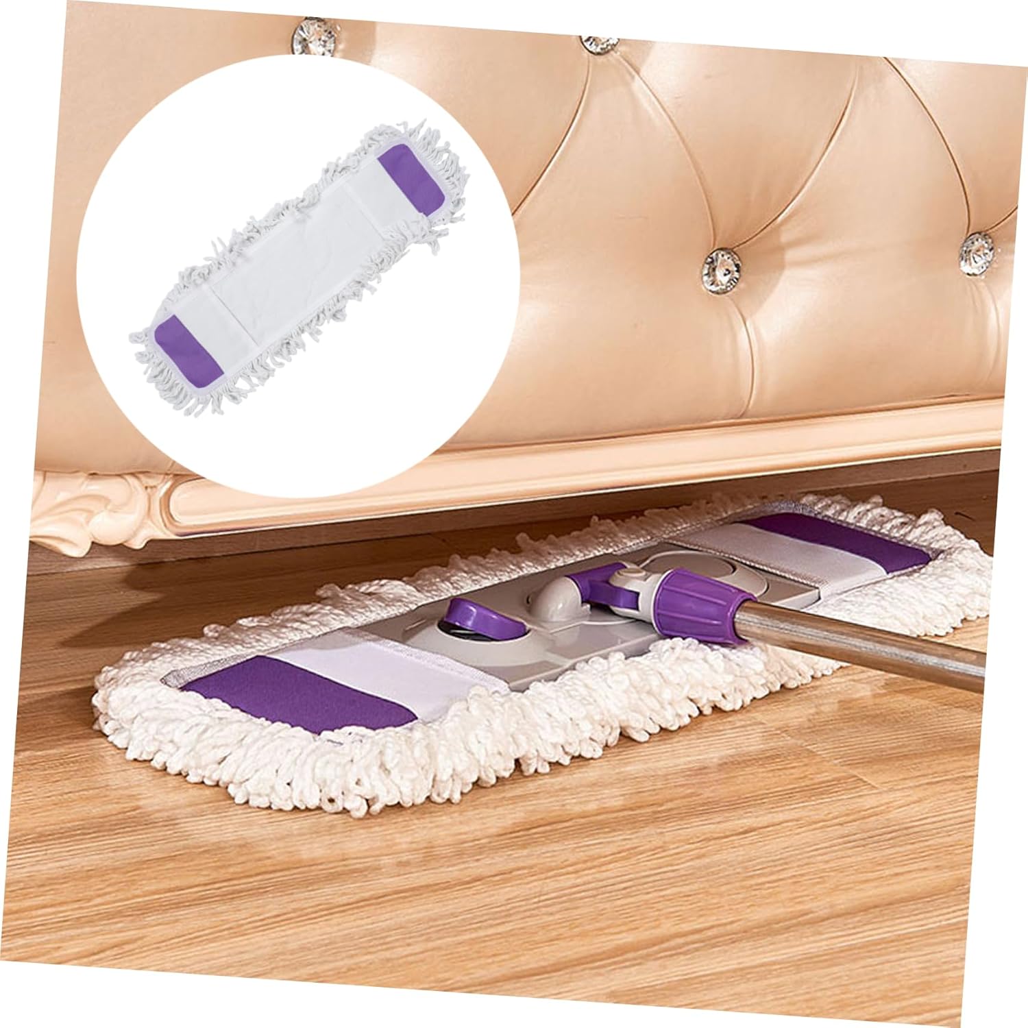 Minkissy Reusable Microfiber Mop Pads for Floor Cleaning 1