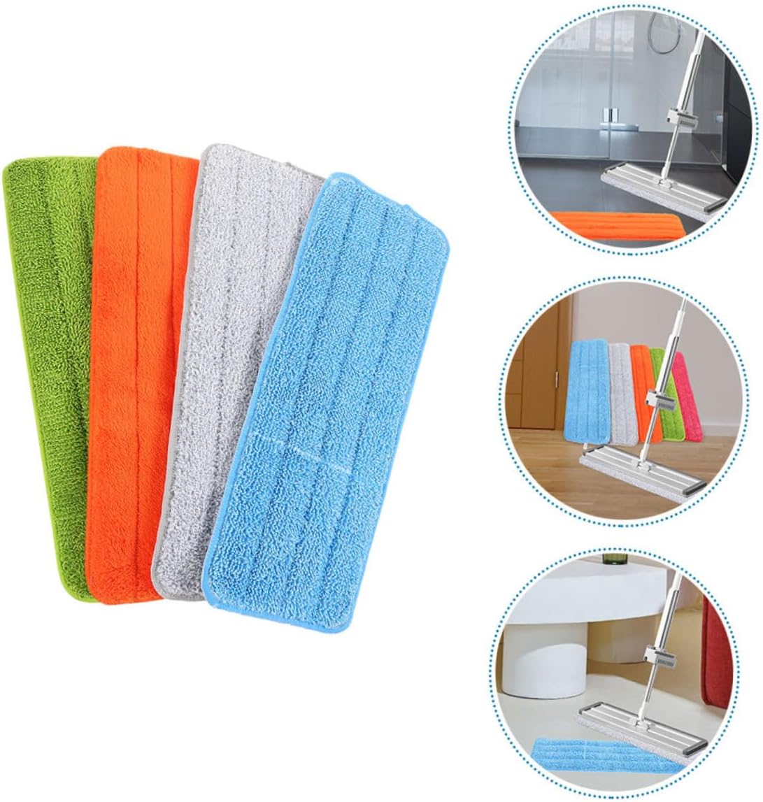 4Pcs Flat Mop Replacement Pads for Hardwood Floors 1