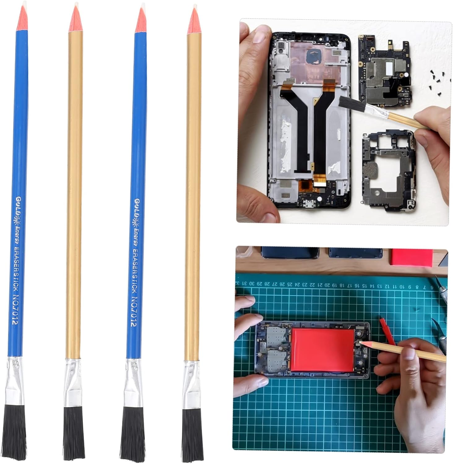 4PCS OFFSCH Circuit Board Derusting Brush Set