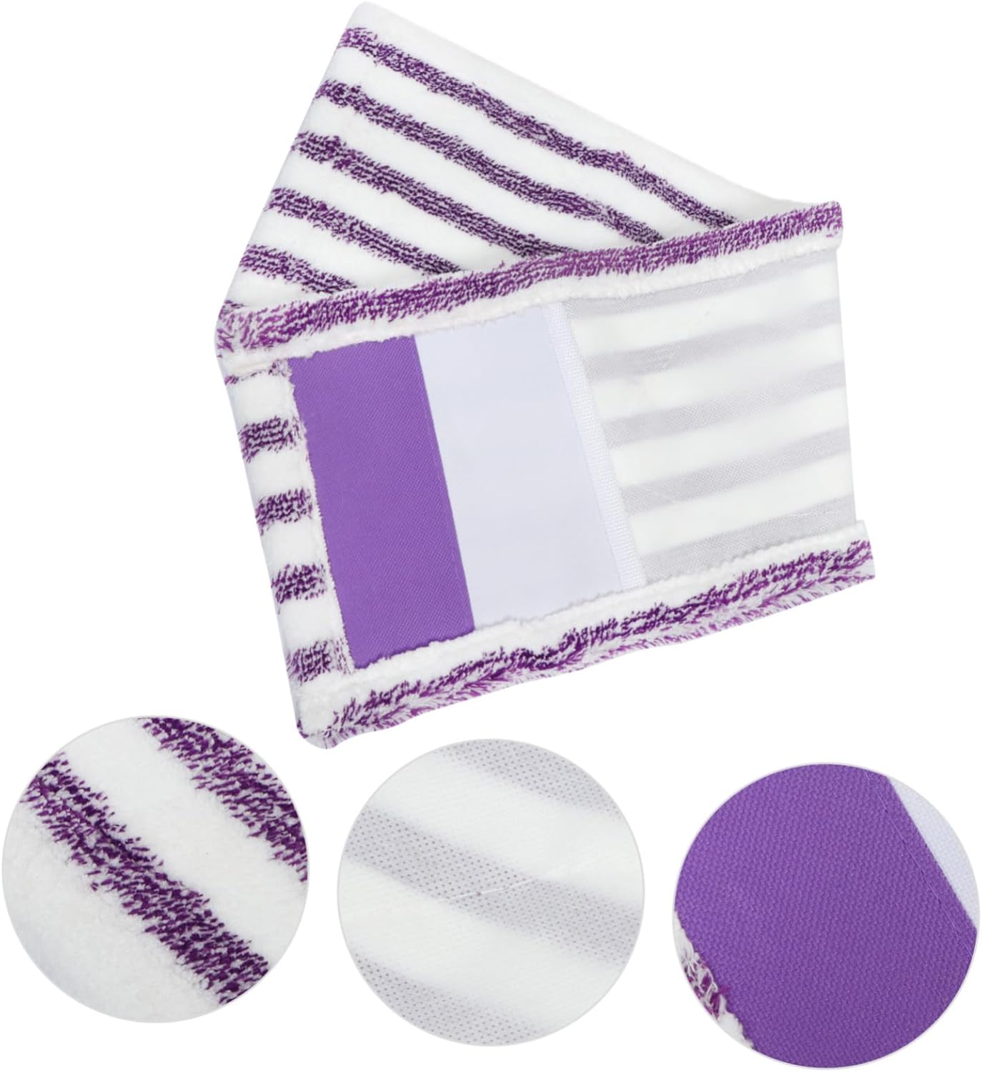 CALLARON Microfiber Mop Pads 5-Piece Set for Home and Commercial Use