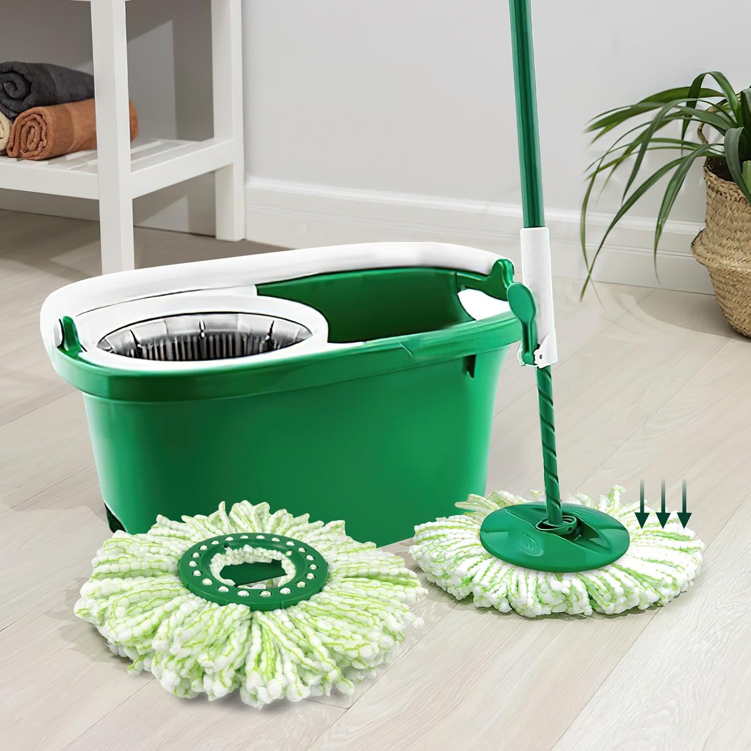 8 Pack Mop Head Replacement for Libman Tornado Spin Mop
