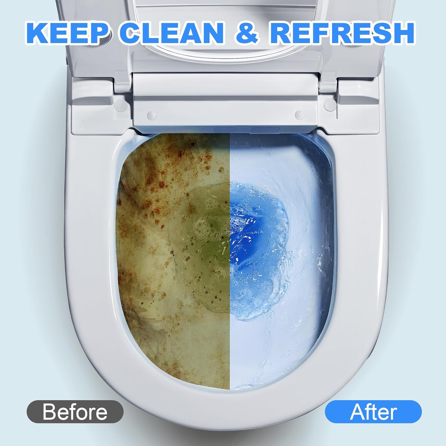 CHMI 100 Pack Toilet Bowl Cleaner Tablets Blue 1