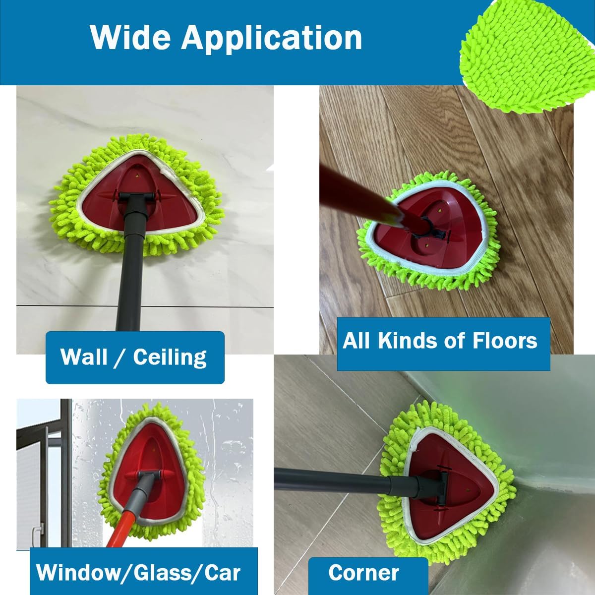 YWSHF Spin Mop Heads 6 Pack Replacement for O Cedar
