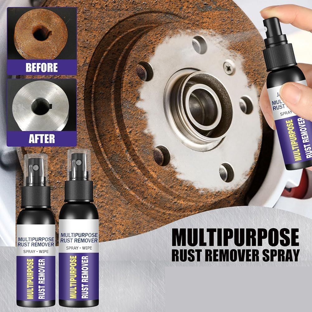RJDJ Multipurpose Rust Remover Spray 3pc Kit
