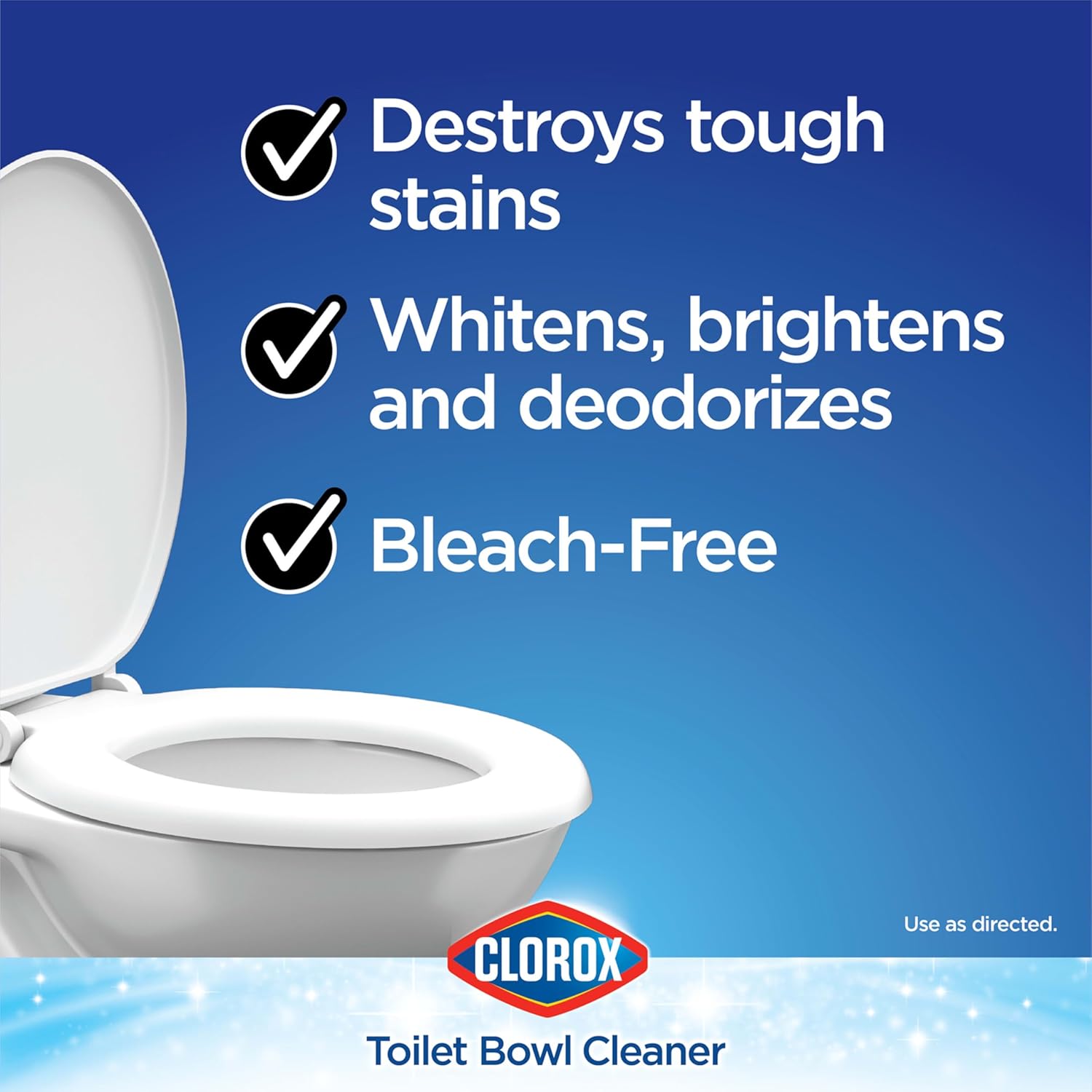 Clorox Toilet Bowl Cleaner Lime Rust Destroyer 24 Oz Pack of 2
