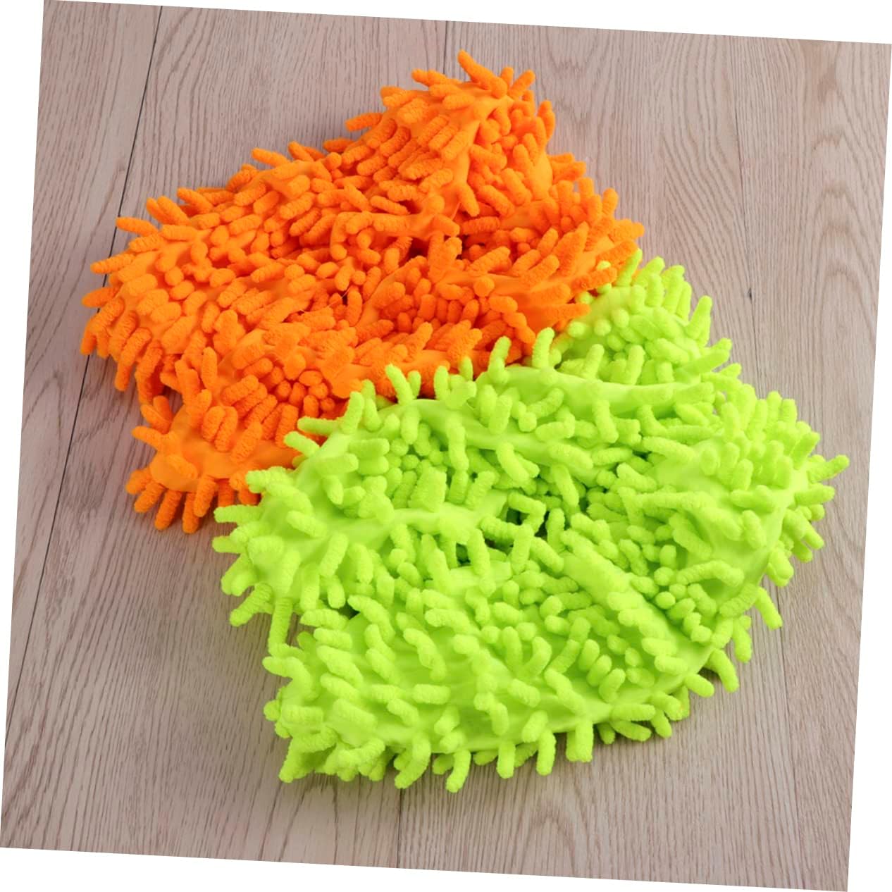 CALLARON Mop Caps Chenille Dust Mop Slippers 4 Pcs