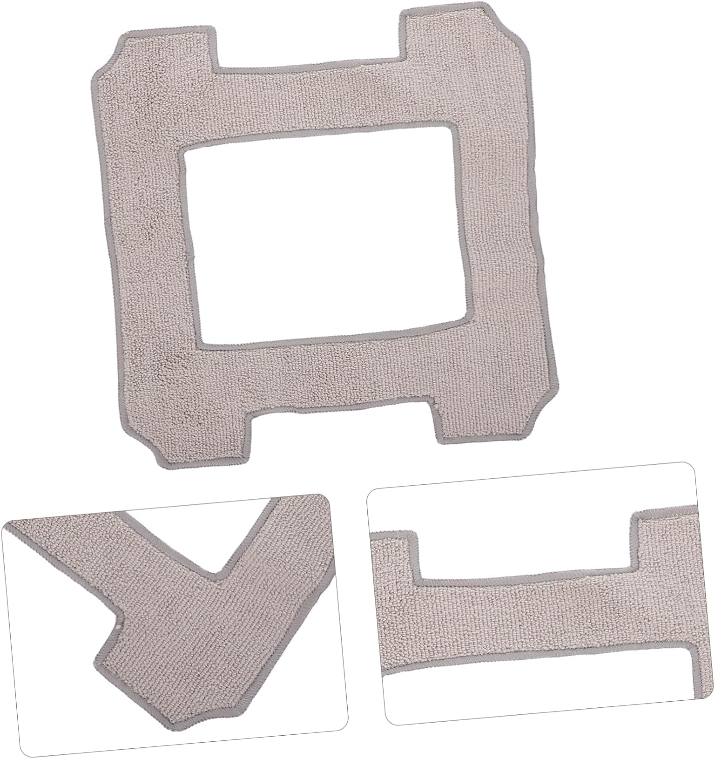 4Pcs Washable Window Mop Cloths for Robot and Home Use