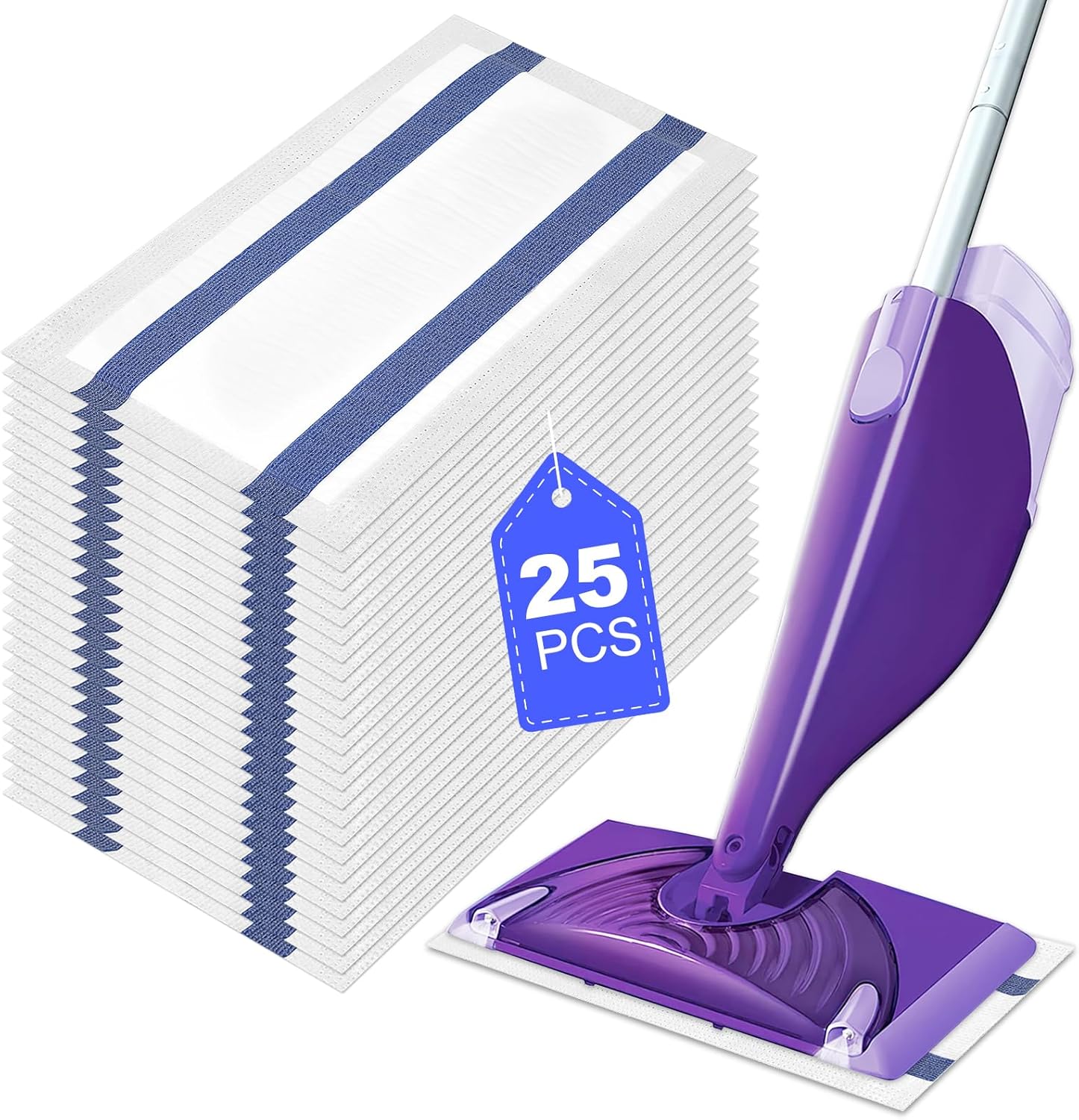 YagoDago 25 Count Swiffer WetJet Mop Pad Refills
