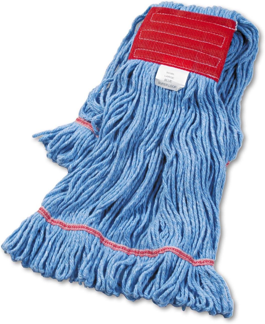 Boardwalk BWK503BLCT 5 in Super Loop Wet Mop Head - Large Blue 12Carton