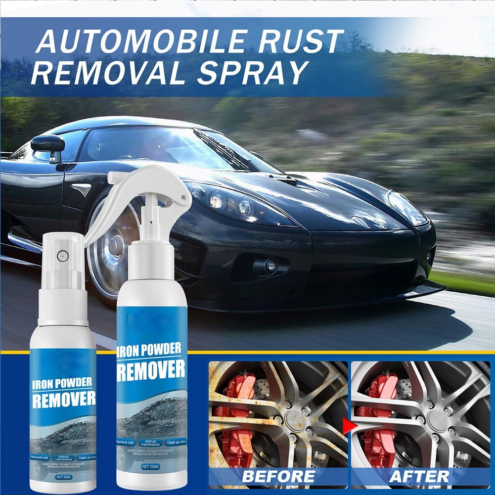 WRSFXV Multi Purpose Rust Remover Spray 2pcs 30ml