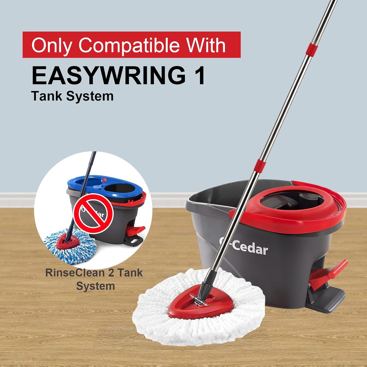 BeiLan Spin Mop Replacement Head Set