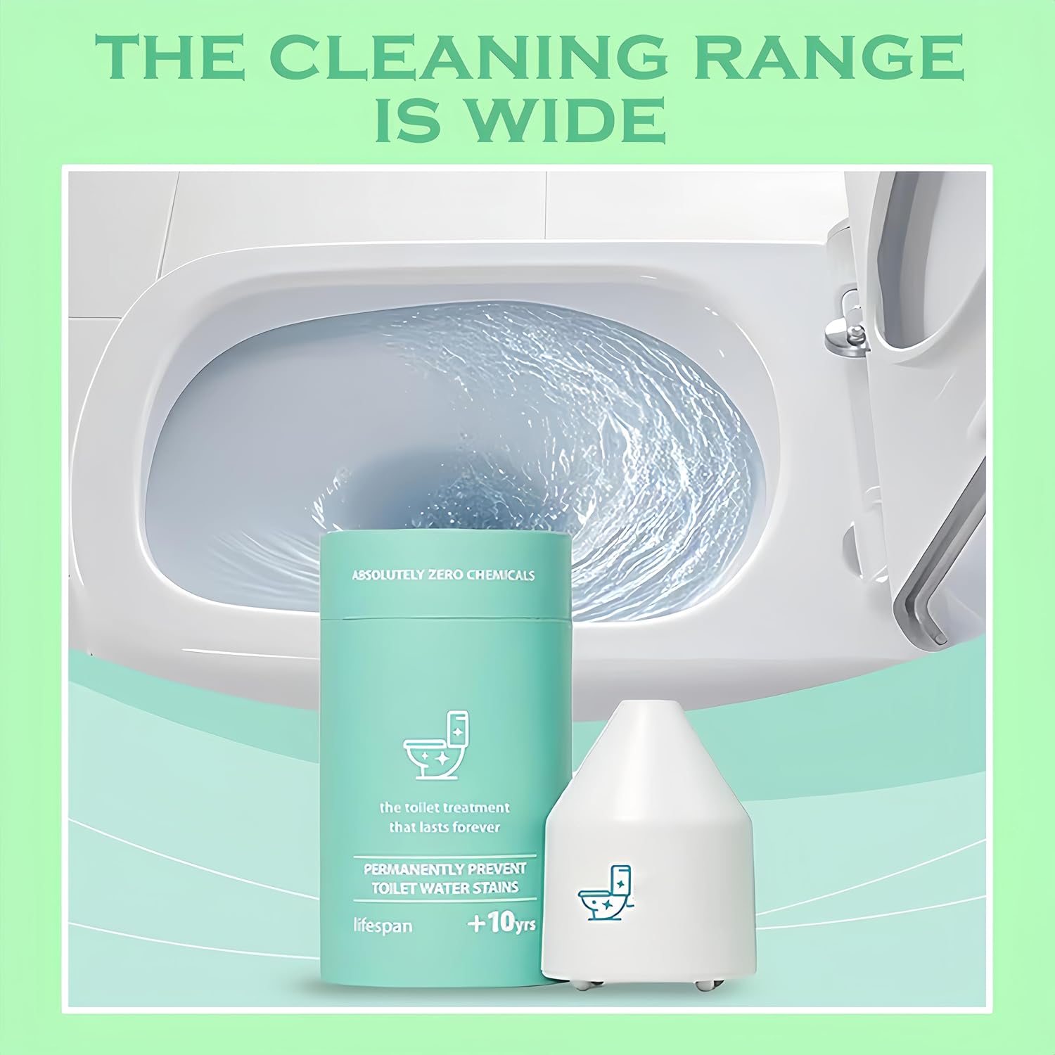 Automatic Toilet Bowl Cleaner with Fresh Scent and Long-Lasting Power