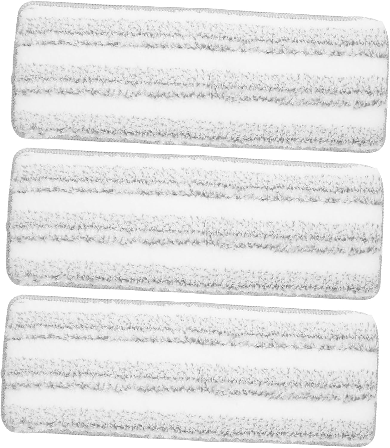 3Pcs Striped Self-Adhesive Mop Pads for Flat Mops